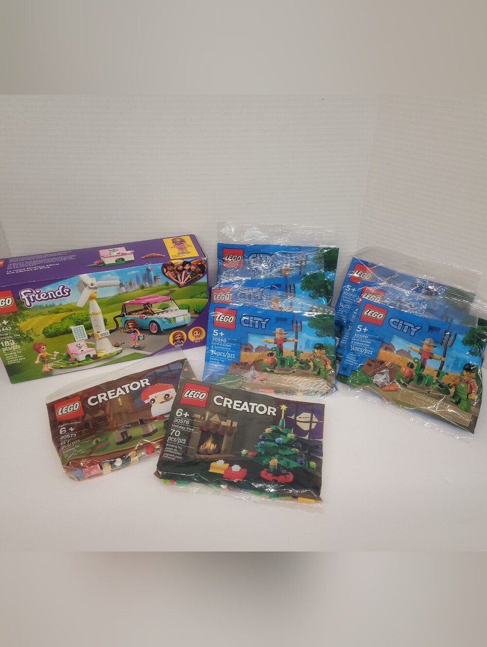 New In Package Lego Lot. Friends, City, And Christmas